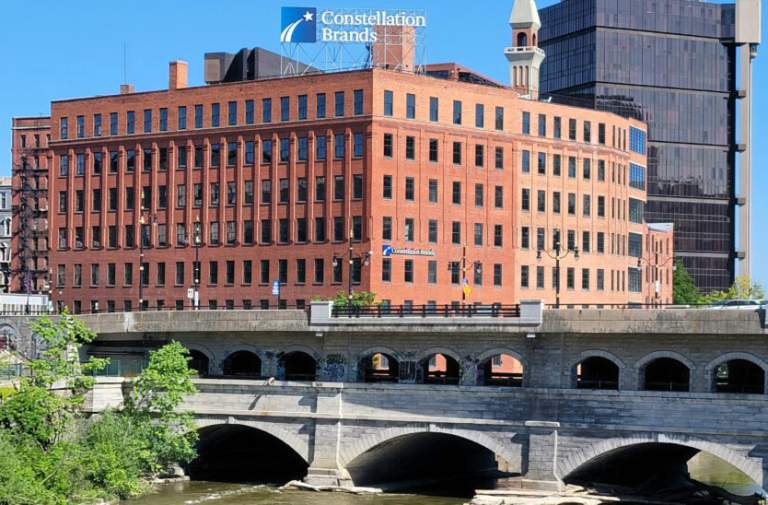 Constellation Brands re-hangs a familiar star in the Rochester skyline