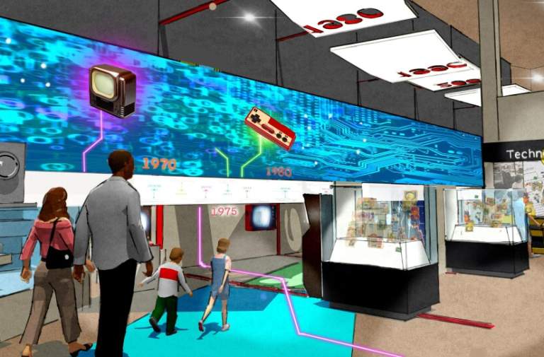 A dragon. Butterflies. Donkey Kong. Here's a sneak peek of the Museum of Play's $65M expansion
